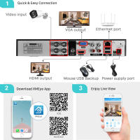 Cámara De Seguridad 4K 8MP AHD 5MP 2MP CCTV Visión Nocturna En Color IP65 Impermeable Para Exterior Con Visión Nocturna En Color Cámara De Bala Blanco - details 11