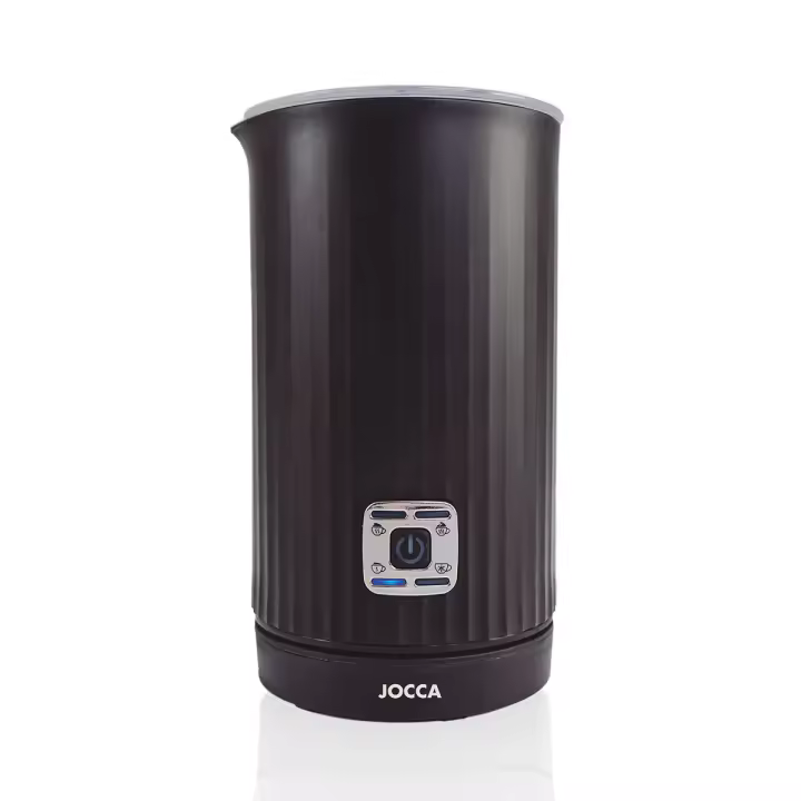 Espumador de Leche Eléctrico Jocca Elegance 5 Funciones – Calienta y Espuma con o sin Calor – 300ml Calentador / 150ml Espuma – Revestimiento Antiadherente Inox SUS304 – Conector Strix – Accesorios Extraíbles – Base Antideslizante - 1
