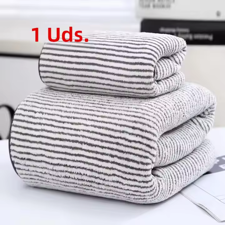 Toalla De Baño De Fibra De Bambú Para Adultos Absorbente Suave Y Secado Rápido Calidad Superior Adecuada Para Hoteles Y Salones De Belleza - 1