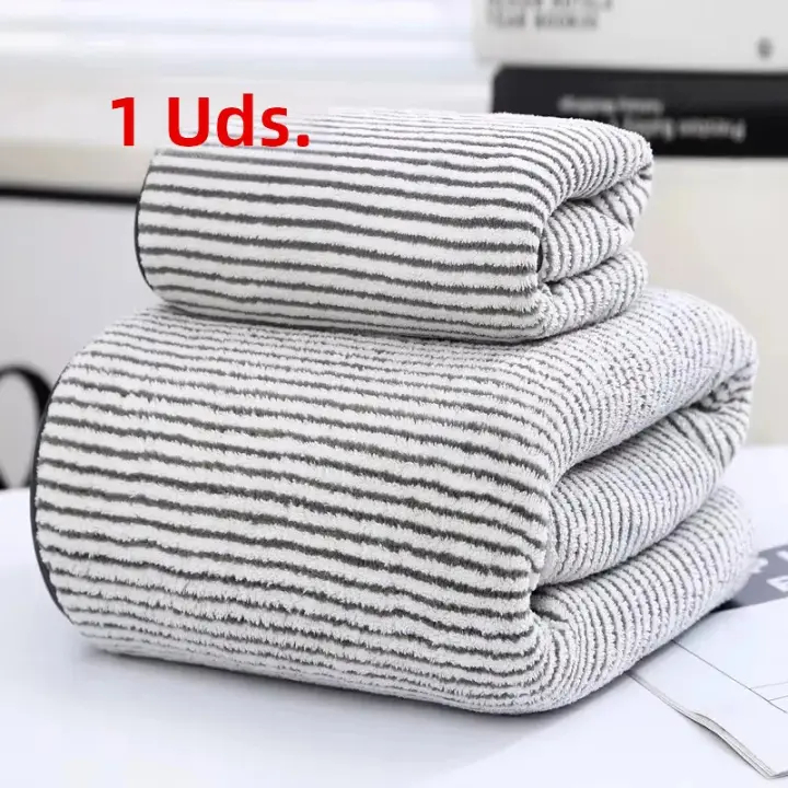 Toalla De Baño De Fibra De Bambú Para Adultos Absorbente Suave Y Secado Rápido Calidad Superior Adecuada Para Hoteles Y Salones De Belleza - 1