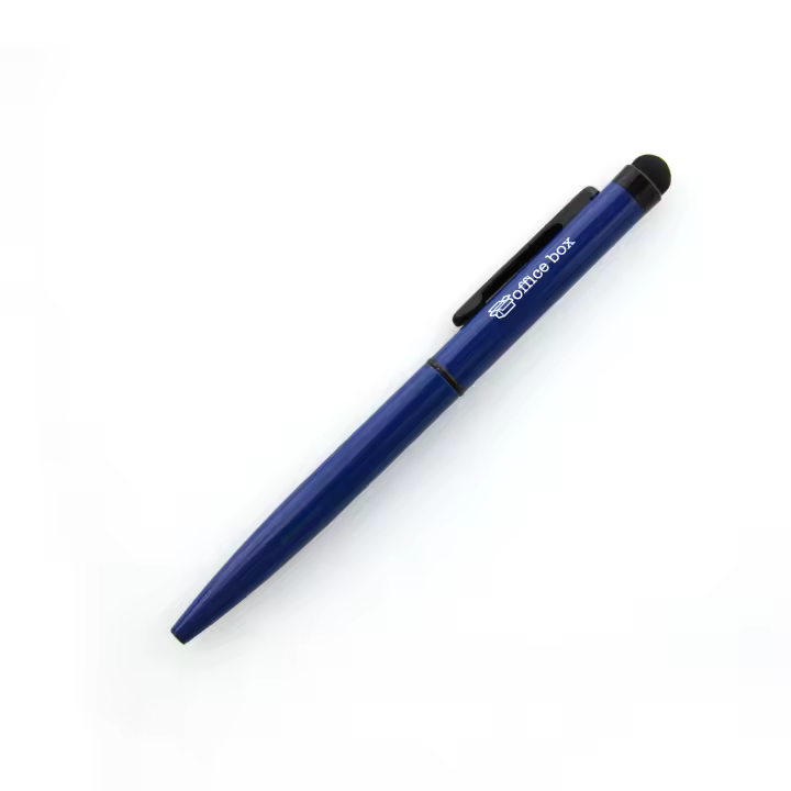 Planner Pen Dynamic Colors, Especial Para Tu Agenda Con Stylus De Caucho Y Bolígrafo Con Tinta Azul, Cierre Por Giro Con Clip Y Cuerpo Metálico, En Caja Individual By Office Box. - 1