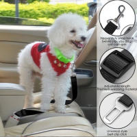 Cinturón De Seguridad Para Coche Para Perros Con Correa Elástica Reflectante Y Amortiguadora Accesorio De Seguridad Para Mascotas - details 4