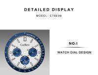Reloj De Cuarzo Para Hombre CADISEN 2024 Reloj De Negocios De Lujo Con Cronógrafo Resistente Al Agua Material De Acero Inoxidable Cristal De Zafiro - details 7