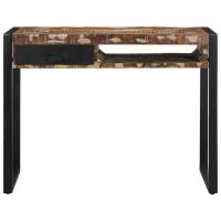 vidaXL Escritorio madera maciza reciclada multicolor 100x50x75 cm - details 1