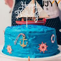 JJYY 5Pcs Topper De Pastel De Cumpleaños Para Decoración De Fiesta Infantil Con Palillos De Papel Para Pasteles Y Cupcakes - details 4