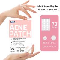 72pcs Parches De Acné Invisibles Hidrocoloidales Impermeables Para Espots Y Marcas Reparadores De Piel Cuidado Facial - details 2