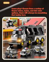 Juguete Educativo 5-en-1 Vehículos De Ingeniería Y Policía Coches De Fricción Para Niños Regalos De Navidad Y Cumpleaños - details 6