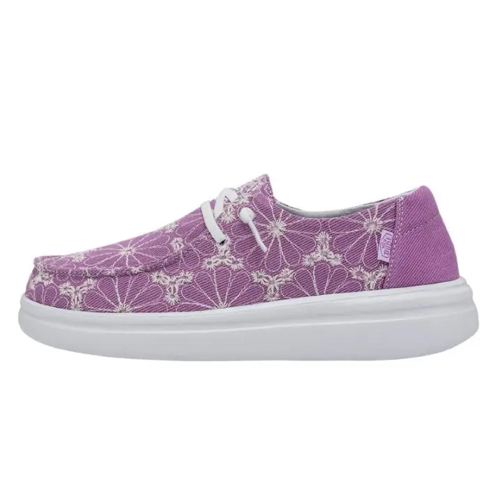 Hey Dude Wendy Rise Eyelet Mujer - Mocasines italianos casual - Extraligeros y cómodos - 1