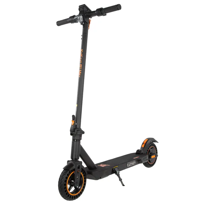KuKirin S1 Max Scooter Eléctrico Plegable, Motor de 350W, Batería de 36V 10.4Ah, Neumáticos de 8 pulgadas, Velocidad Máxima de 30 km/h, Alcance de 39 km, Freno Electrónico Frontal, Amortiguación de Resorte Trasera, Pantalla Inteligente - 1