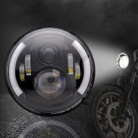 Faros De Motocicleta LED Redondos De 7.5 Pulgadas Universal Cafe Racer Luz De Distancia Refit Faro De Motocicleta 40w - details 19