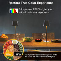 Lámpara De Noche Recargable RGB LED Para Mesa Lámpara De Botella De Vino Ambiente Para Hogar Clubs Bar Hotel Decoración - details 11