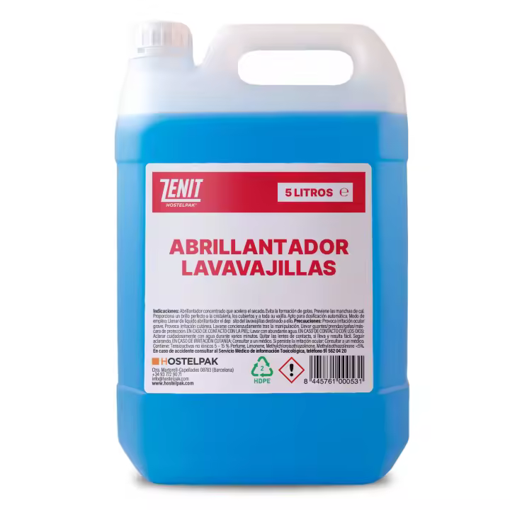 Hostelpak  Abrillantador lavavajillas   Acabado brillante  lavavajillas líquido  detergente lavavajillas profesional - 1
