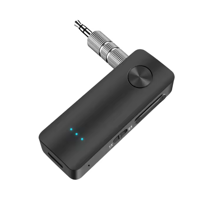 Receptor de Audio con Bluetooth 5,3, transmisor de música estéreo, llamada manos libres, conector AUX de 3,5 MM, adaptador inalámbrico USB Dongle para TV, PC, Kit de coche - 1