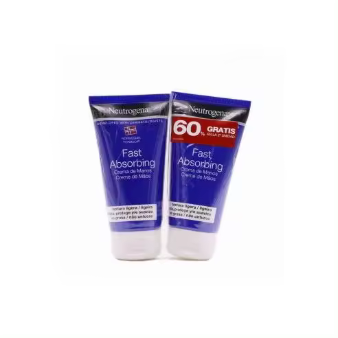 Neutrogena Duplo Crema De Manos Rápida Absorción 2x75ml - 1