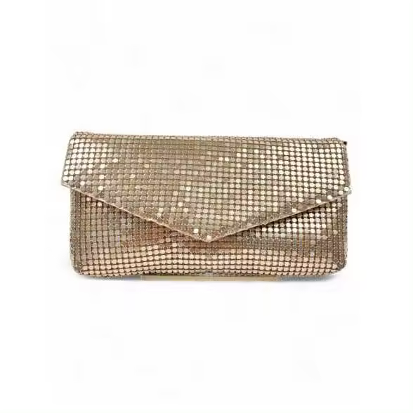 TIMBOS - Bolso Fiesta Tipo Sobre Lentejuelas Oro 130366 - 1