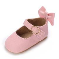 Zapatos De Princesa Para Bebé Niña En Lace Blanca Mocasines Con Lazo Y Borde Antideslizante De Goma Primera Calzado Para Caminar - details 122