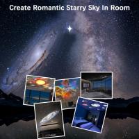 Proyector de galaxia, proyector de estrellas planetario 13 en 1, luz nocturna de cielo estrellado realista con sistema solar, constelación y luna para niños, adultos, dormitorio, techo, cine en casa, decoración de sala de estar - details 4