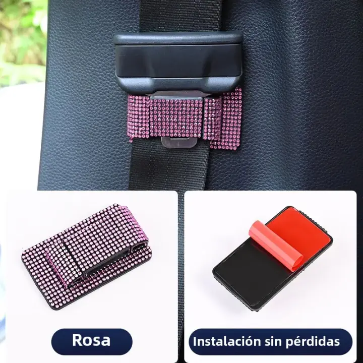 Estabilizador De Cinturón De Seguridad Para Coche Material ABS Duradero Reducción De Ruido Y Control De Agitación Accesorio Anti-Colisión - 1