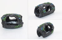 Adornos De Resina Para Acuario Cueva De Barril Artificial Decoraciones Para Tanque De Peces Accesorios De Paisajismo Para Decoración De Fondo - details 4
