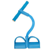 Banda De Resistencia Para Fitness Ejercicio De Elasticidad Cuerda De Pull Para Gimnasio Entrenamiento De Ejercicios De Pies Y Tobillos 4 Tubos Pedal Anclador - details 6