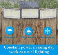 Luz Solar Exterior 368 LED Seguridad Inalámbrica Con 3 Modos Cabeza Ajustable Para Garaje Jardín Pared Valla - details 4