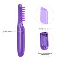 Cepillo Eléctrico Portátil Para Eliminar Arrugas En Pelo Cepillo De Masaje Para Cabello Rizado Solución Automática Anticaída Adecuado Para Mujeres - details 3