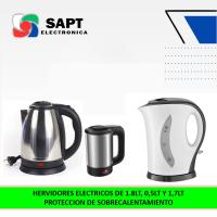 Hervidores de Agua Eléctricos | 1.8L 1500W Metal, 500ml 600W Metal, 1.7L 1500W Plástico | Protección de Sobrecalentamiento - details 3