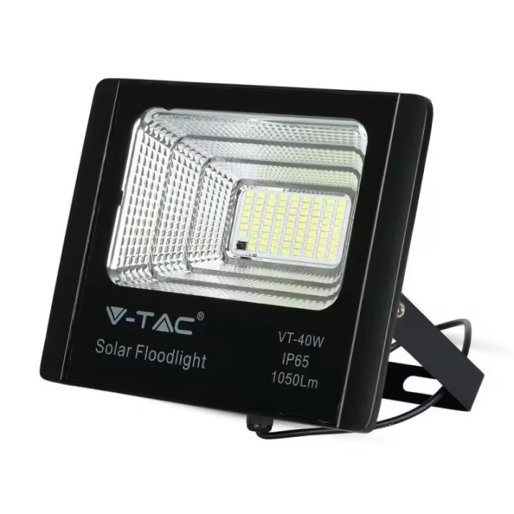 Potente Proyector LED Solar 16W VT-40W V-TAC - 1