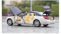 Nueva Modelo De Coche Maybach S600 En Escala 1:24 Metálico De Simulación Alta Con Puertas Abatibles Juguetes Regalo Para Adolescentes Y Adultos - details 12