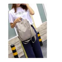 Mochila De Hombro Para Mujer Spot Goods En Color Sólido Y Gran Capacidad Antirrobo De Oxford Material Principal Poliéster Con Cierre De Cremallera - details 5