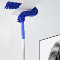 Kit De Limpieza De Hojas De Ventilador De Techo Con Microfibra Cepillo Flexible Para Alta Altura Eliminación De Polvo Y Cobertizos - details 6