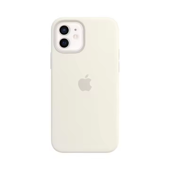 iPhone 12, 12 Pro APPLE silicone white MagSafe protective case - 1
