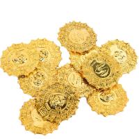 50pcs Decoraciones De Fiesta De Halloween Tesoro Juego De Monedas De Pirata Y Calavera Dorado Para Decoración De Fiesta - details 0