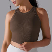 Sujetador Deportivo De 2 Niveles Para Mujer Sexy Yoga Alta Soporte Impacto Deporte Ropa Interior Correr Secado Rápido Top Deporte Gimnasio Con Almohadillas - details 33