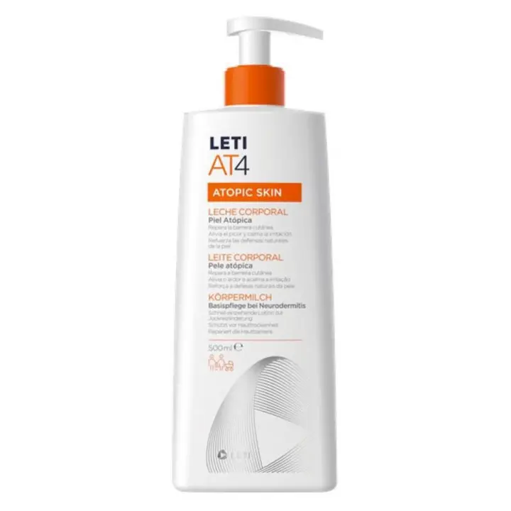 Leti 4 Leche Corporal 500ml - Hidratante y Reparador - 1