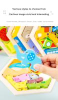 Juguetes Educativos Montessori Para Niños Bloques Temáticos De Madera Creativos Y Tridimensionales Para Conocer Colores Y Formas - details 7