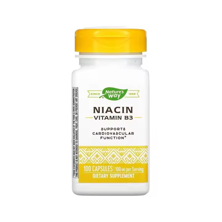 Niacin, Vitamina B3, 100 mg, 100 Capsules de Nature's Way - 1