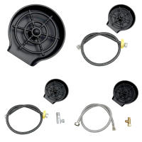 RinsevacióndelvitrineAutomaticaFregadero De CocinaAccesorios Para Lavado De Tazas Y VajillaPlástico NegroTamaño 13x8.5cm - details 5