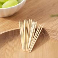 1000PCS Toallitas De Dientes Desechables Con Doble Cabeza De Bambú Natural Herramienta De Limpieza Dental Portátil Para Hogar Restaurante Hotel - details 3