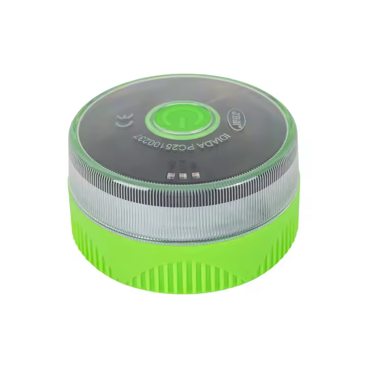 Baliza V16 Homologada JBM con GPS y SIM Integrada, Conectividad NB-IoT, Visibilidad 1000m, Funciona con Pilas AA, Cumple Normativa DGT 2026 - 1