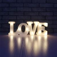 Luz De Noche LED En Forma De Corazón Y Amor 1PC Decoración Romántica Batería Incluida Para Bodas Propuestas Cumpleaños Fiestas Accesorios Fotografía - details 3