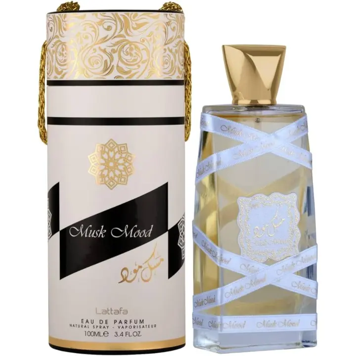 Perfume Original Musk Mood  Lattafa | Eau de Parfum Concentrado de larga duración con notas cítricas, florales y almizcle blanco - 1
