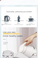 Hervidor De Agua Plegable Para Viaje 304 Acero Inoxidable Botella De Leche Para Bebé Portátil a Prueba De Fugas Y Comprimible - details 2