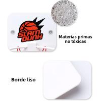 Anillo De Baloncesto Interior Para Niños Y Niñas Con 2 Bolas Juguetes De Ventosa Para Puerta Y Habitación Hoja De Repaso - details 8