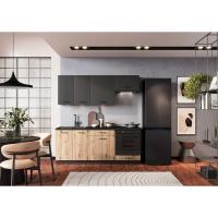 Muebles Cocina completa 200 cms color Roble y Gris Grafito con modulo Horno ref-40c - details 0