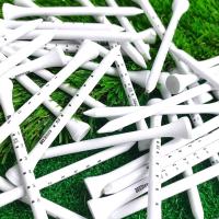 PGM 50pcs Palos De Golf Duraderos Asientos De Madera Estabilizadores De Balón En El Campo Para Mantener Un Nivel De Tee Perfecto Mejora La Precisión - details 4