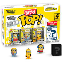 Funko Pack 16 4 packs de 4  Bitty bittys Minions Gru Mi Villano Favorito Despicable Me Bob Jerry Stuart Kyle DAve Kevin Minion Funko Pop Bitties Bittis - details 2