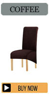 Cubierta De Silla Elástica Engrosada En Color Sólido Anti Suciedad Estilo Simple Protección Para Silla De Comedor Hotel Banquete Hogar - details 18