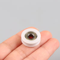 Rueda De Deslizamiento Para Puerta Y Ventana 626 Pulley Con Eje De 6*22*7MM Rueda Plana Ranura U Nylon Material De Inyección - details 0