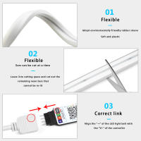 Tira De LED RGB Neón 5V USB Flexible Y Impermeable Con Control Remoto Y App Para Decoración De Habitaciones En El Hogar - details 0